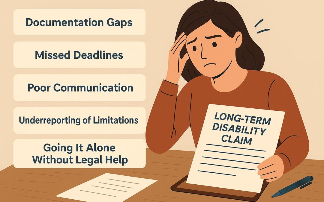 5 Mistakes to Avoid When Filing a Long-Term Disability Claim